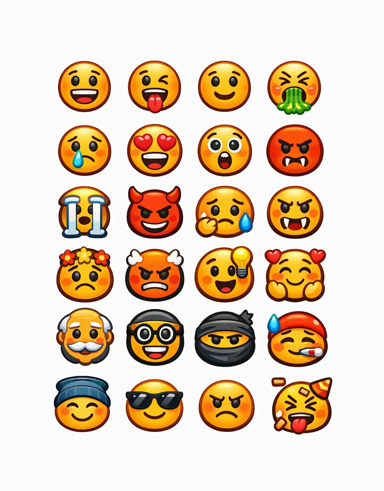 Emoji-style UI Icons