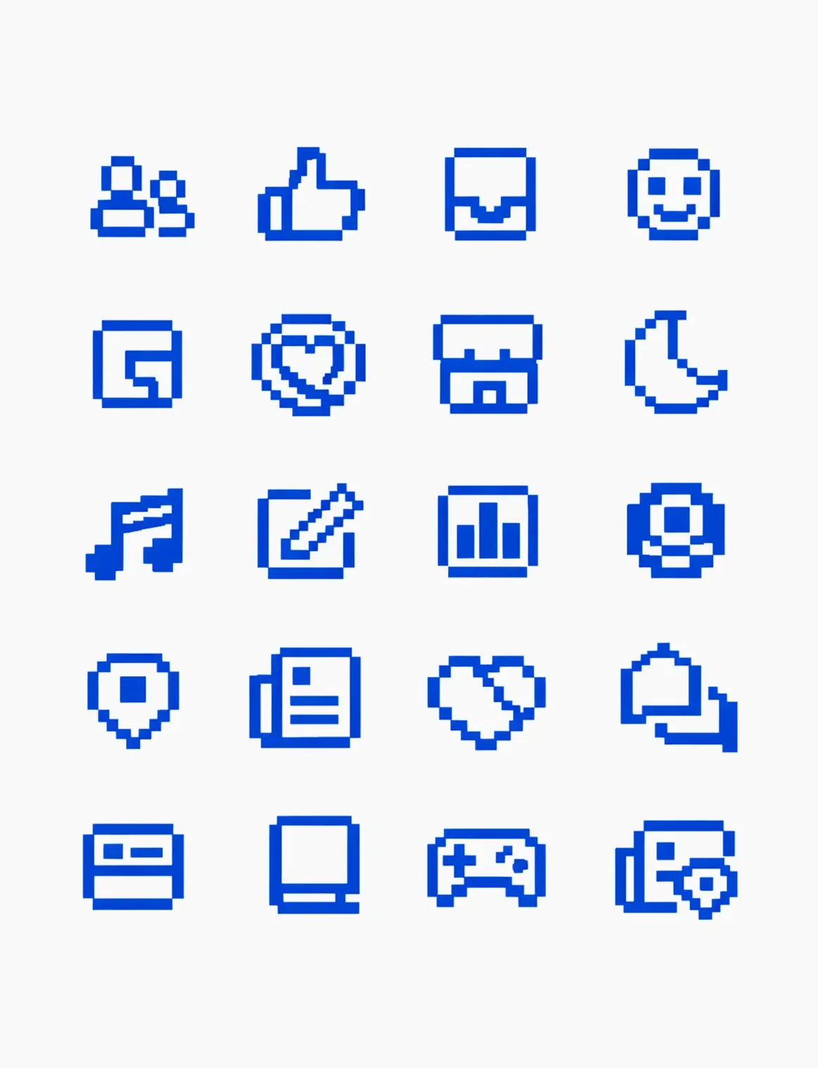 Pixel Retro Icons Pack