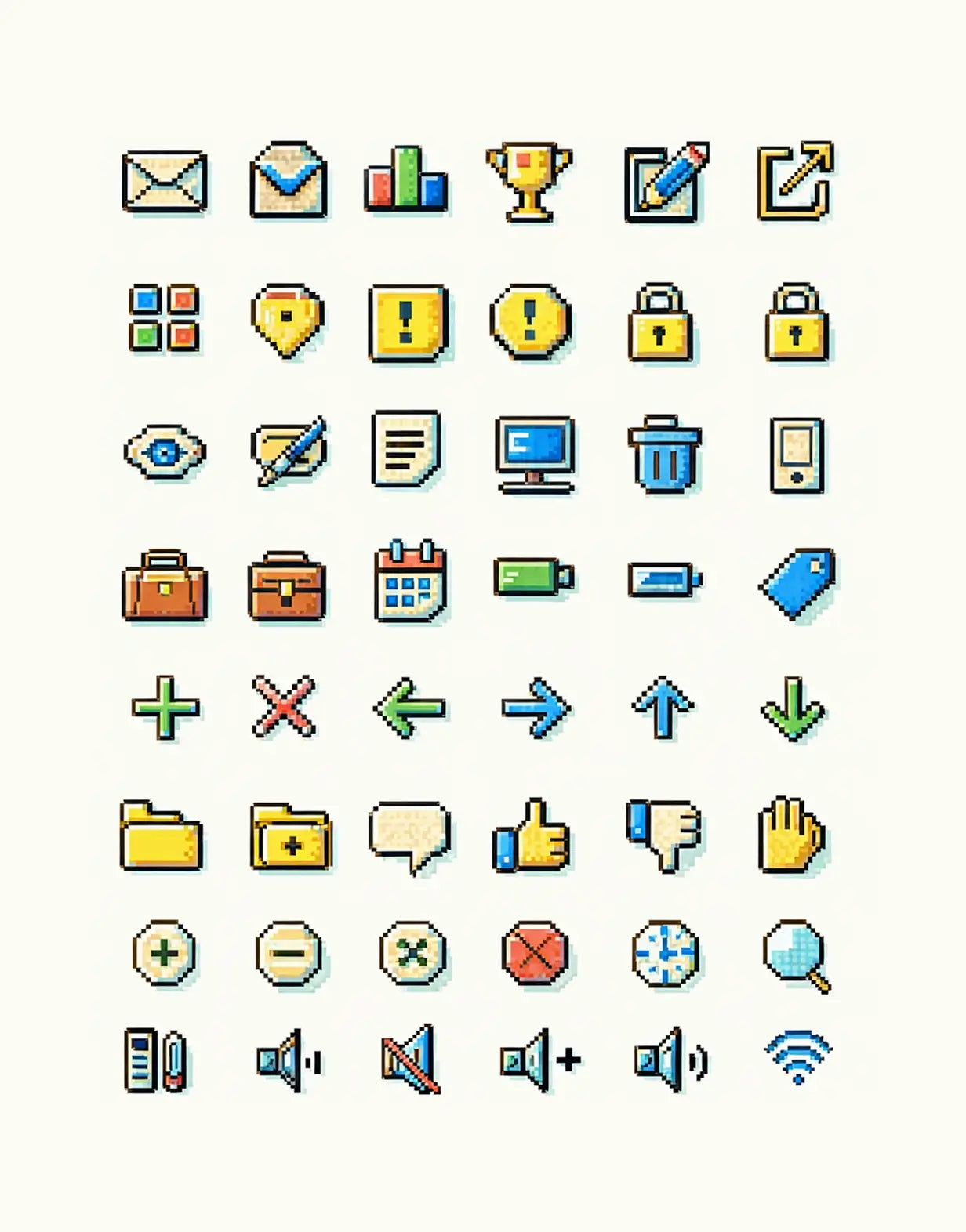 Vintage UI Icons